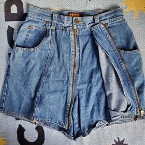 Vintage Faded Glory Zip Mini Skort